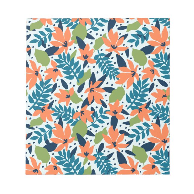 Nature Colourful Flowers Cute    Notepad (Front)