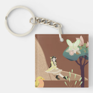 Nature connection key ring