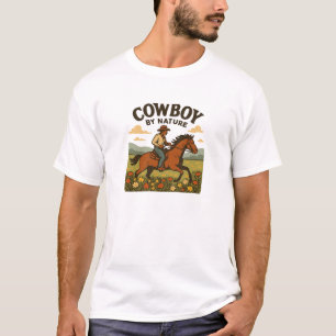 Nature Cowboy Wildflower Graphic T-Shirt