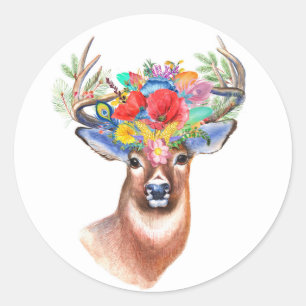 nature deer stickers