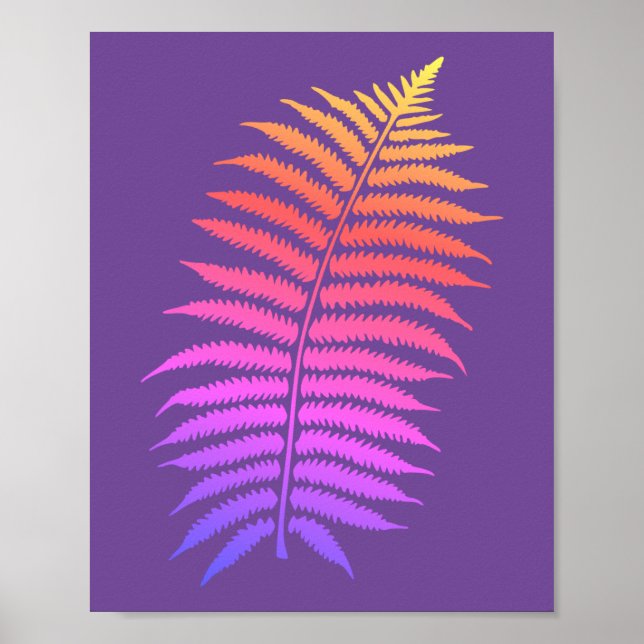 nature design poster wall art colourful (Front)