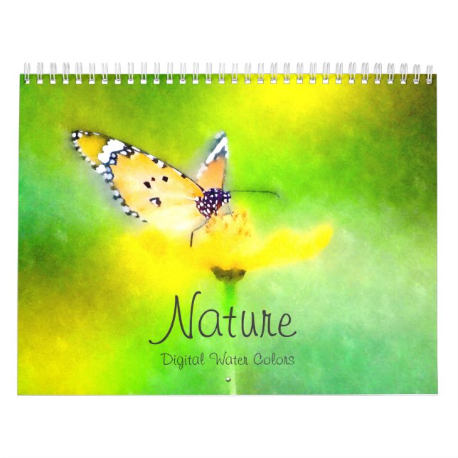 Nature Digital Watercolors Calendar (Cover)