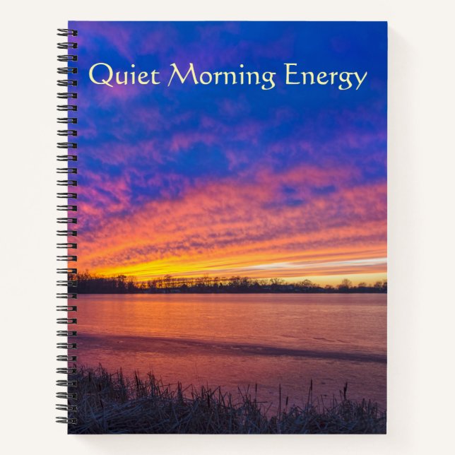 Nature Does Not Rush Twilight  Notebook (Front)