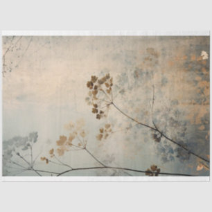 Nature Elements Abstract Botanical Background Art Tissue Paper