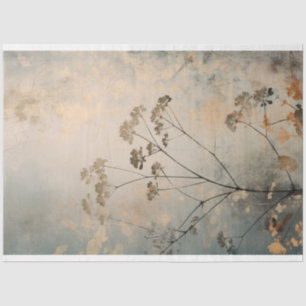 Nature Elements Abstract Botanical Background Art Tissue Paper