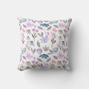 Nature Escape Floral Accent Pillow by Chloe Hall