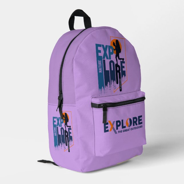  Nature Exploration | Print Cut Sew Bag (Women) (Back Corner Left)
