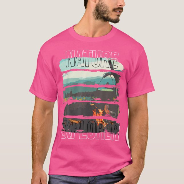 Nature Explorer - Camping T-Shirt (Front)
