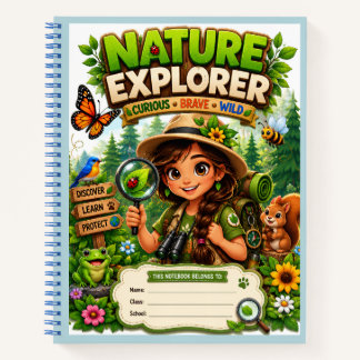 Nature Explorer Kids Outdoor Adventure Notebook
