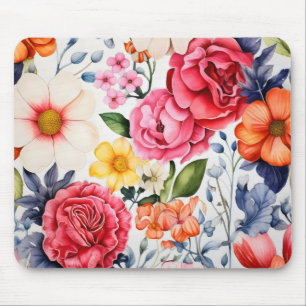Nature Flowers Colours Mouse Pad
