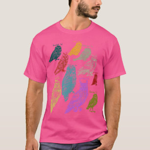 Nature Forest Birds Animal Lover Gift Owl T-Shirt