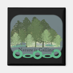 Nature Forest of Trees Magnet