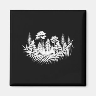 Nature Forest Plants Trees Camping Hiking Mountain Magnet