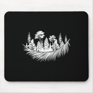 Nature Forest Plants Trees Camping Hiking Mountain Mouse Pad