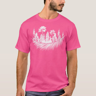Nature Forest Plants Trees Camping Hiking Mountain T-Shirt