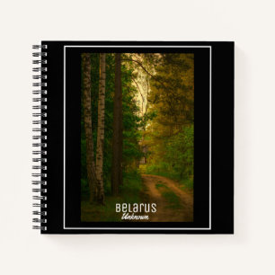 Nature Forest Rural Hut Village Belarus Unknown Notebook