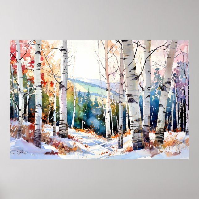 Nature Forest Wall Art Print (Front)