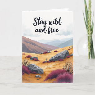 Nature Freedom Birthday Card