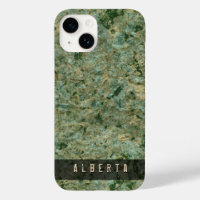 Nature Geology Green Rock Texture Custom Name