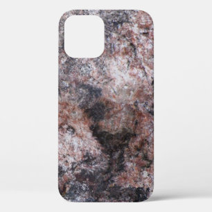 Nature Geology Pinkish Rock Texture iPhone 12 Case