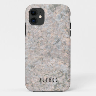Nature Geology Rock Texture Custom Name iPhone Cas Case-Mate iPhone Case