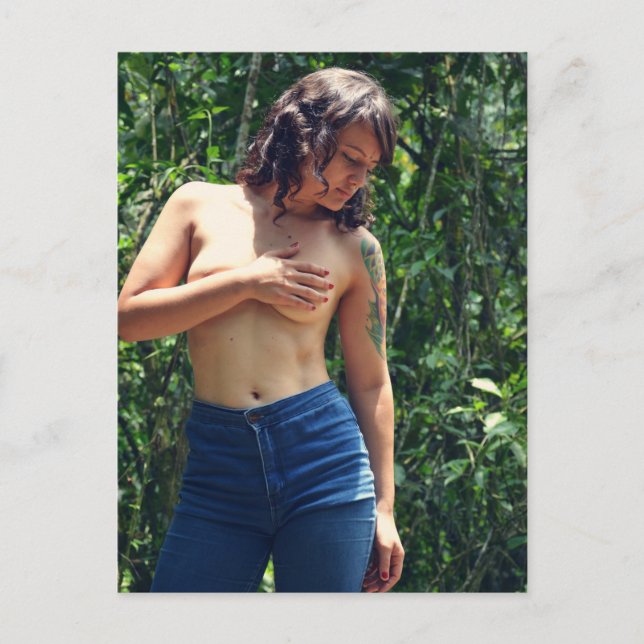 Nature Girl outdoor photo Postcard (Front)