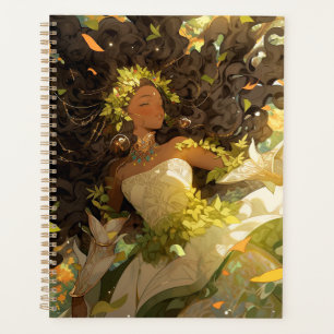 Nature Goddess African American Fantasy Art Planner