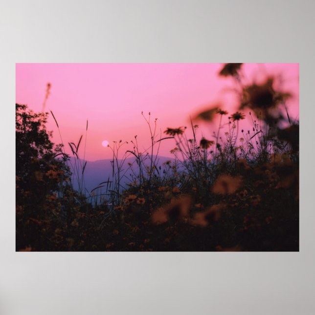 Nature grass poster (Front)