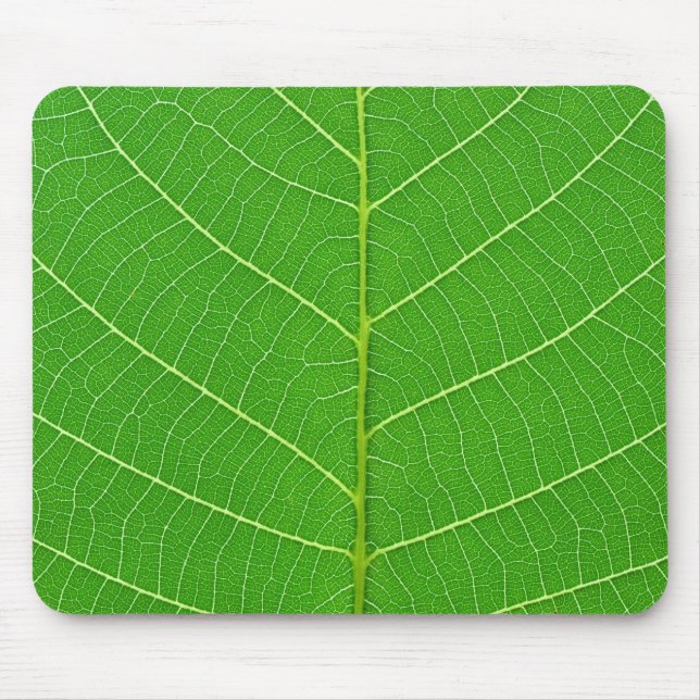 nature green tree leaf texture mouse pad (Front)