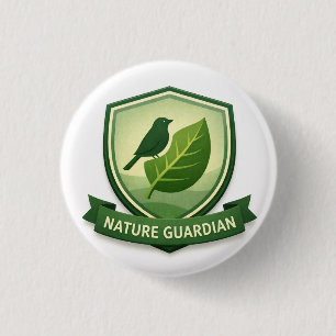 Nature Guardian Explorer   Kids Outdoor Award 3 Cm Round Badge