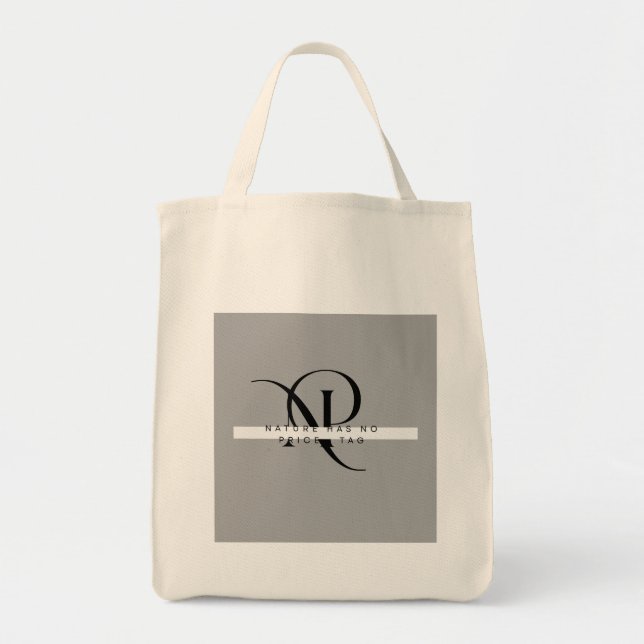 Nature has no price tag tote bag (Front)