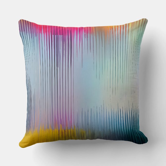 Nature Haze Art Print Cushion (Back)