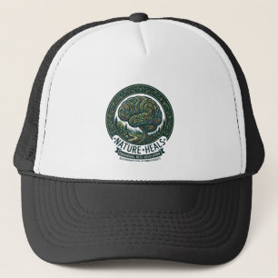 Nature Heals Neurodiversity Ecotherapy ADHD Autism Trucker Hat