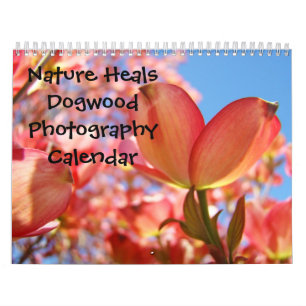 Nature Heals Pink Dogwood Trees Landscapes Floral Calendar