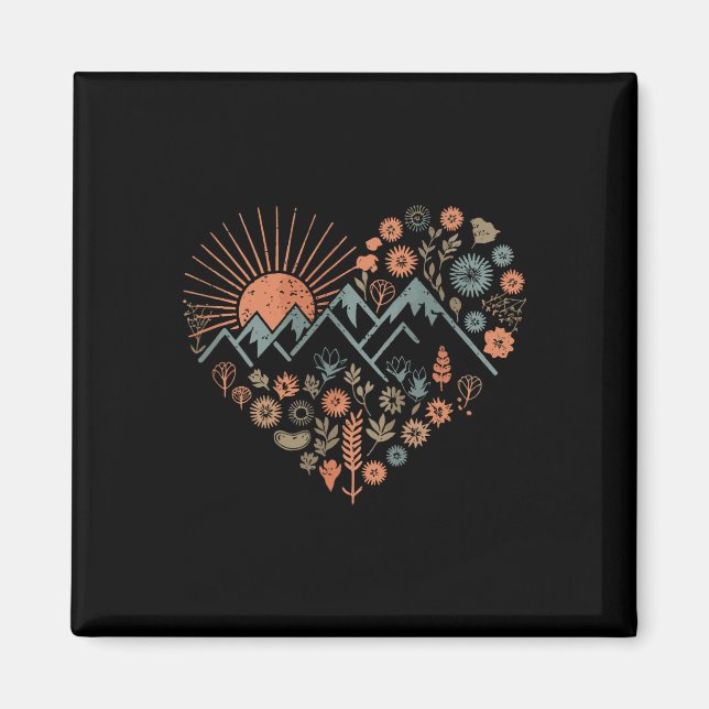 Nature Heart  Magnet (Front)