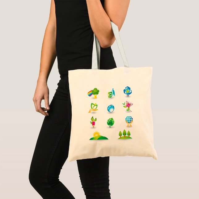 Nature Icons Tote Bag (Creator Uploaded)
