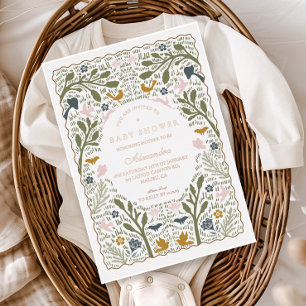 Nature Illustrated Folk Baby Shower