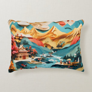 Nature in Layers Decorative Cushion