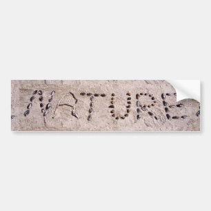 Nature in the Sand Bumper Sticker