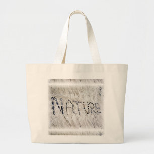Nature in the Sand Large Tote Bag