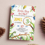 Nature Insect Bugs Birthday Invitation<br><div class="desc">Our bugs birthday invitation is the perfect way to invite friends and family to your party. The design features a garden theme, with plenty of space for all the important details such as the date, time, and location of the party. Perfect for any age, gender and theme of the party,...</div>