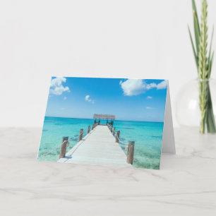 Nature Inspirations Crystal Clear Ocean Pier Card