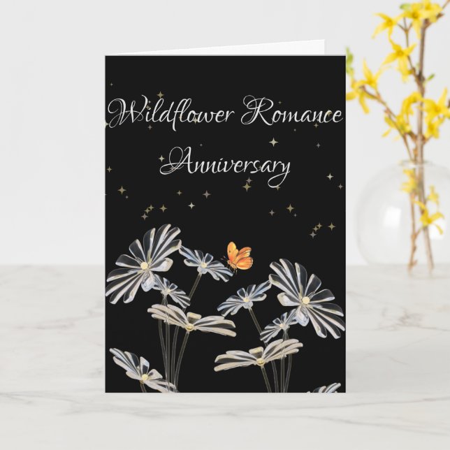 Nature-Inspired Anniversary Card – For Couple Wife (Yellow Flower)