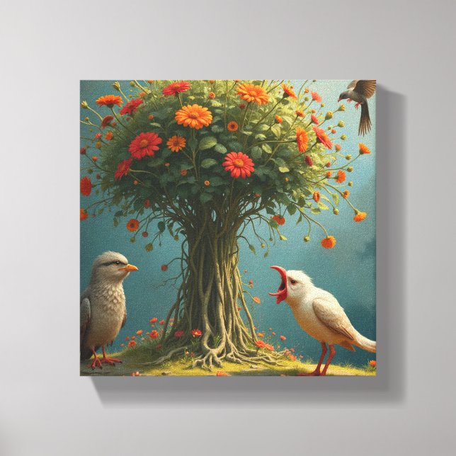 Nature-Inspired Art Canvas Print (Front)
