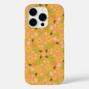 Nature inspired blooms and critters iPhone 16 pro case