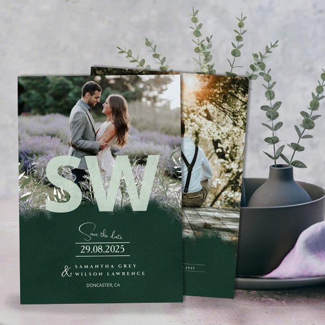 Nature-Inspired Botanical Greenery Save the Date  Invitation (Creator Uploaded)