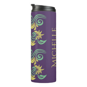 Nature-Inspired custom name tumbler