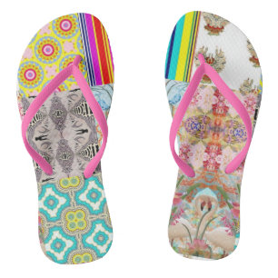 NATURE-INSPIRED DESIGNER COLLAGE JANDALS