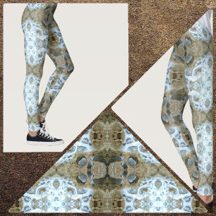Nature Inspired faux Lace Leggings