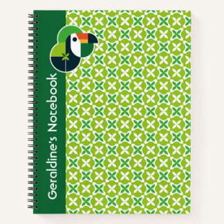 Nature Inspired Geometric Toucan for Bird Lovers Notebook